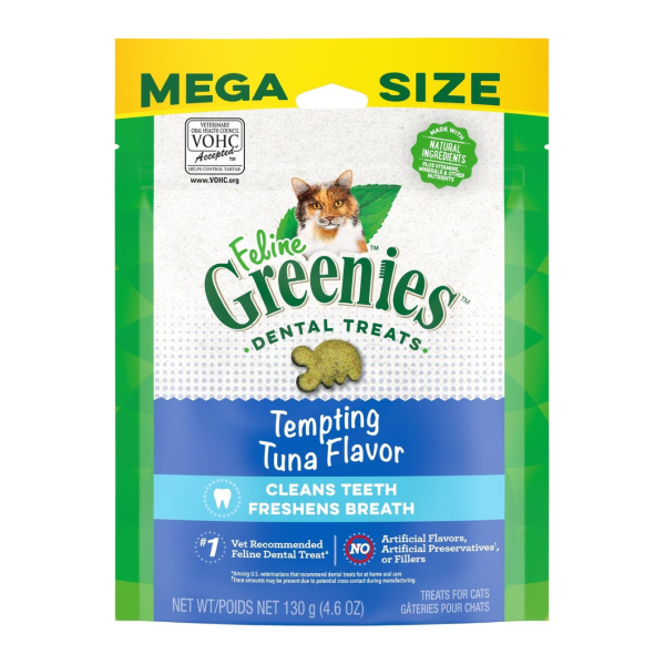 Feline Dental Tempting Tuna Flavor Cat Treats