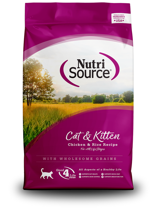NutriSource Cat and Kitten Chicken and Rice Dry Cat Food