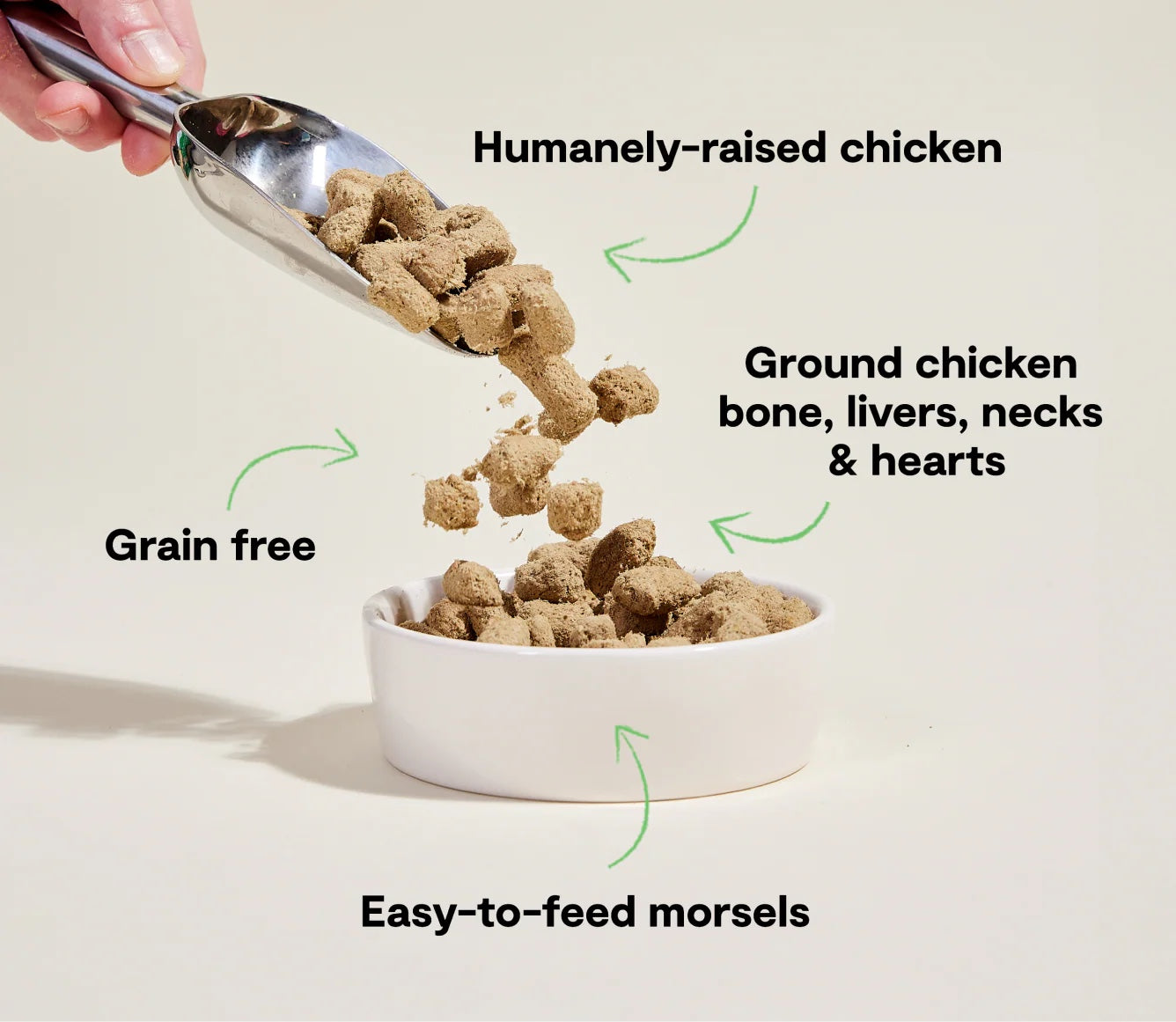 Open Farm Freeze Dried Raw Harvest Chicken Morsels For Dogs