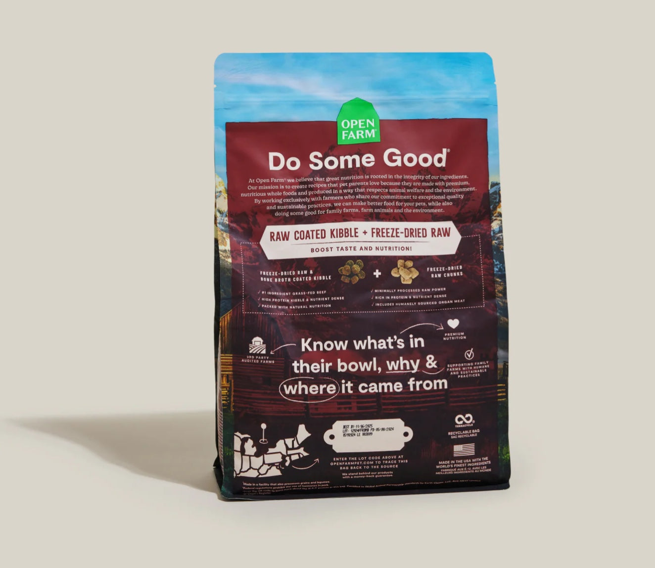 Open Farm RawMix Front Range Grain Free Dry Dog Food