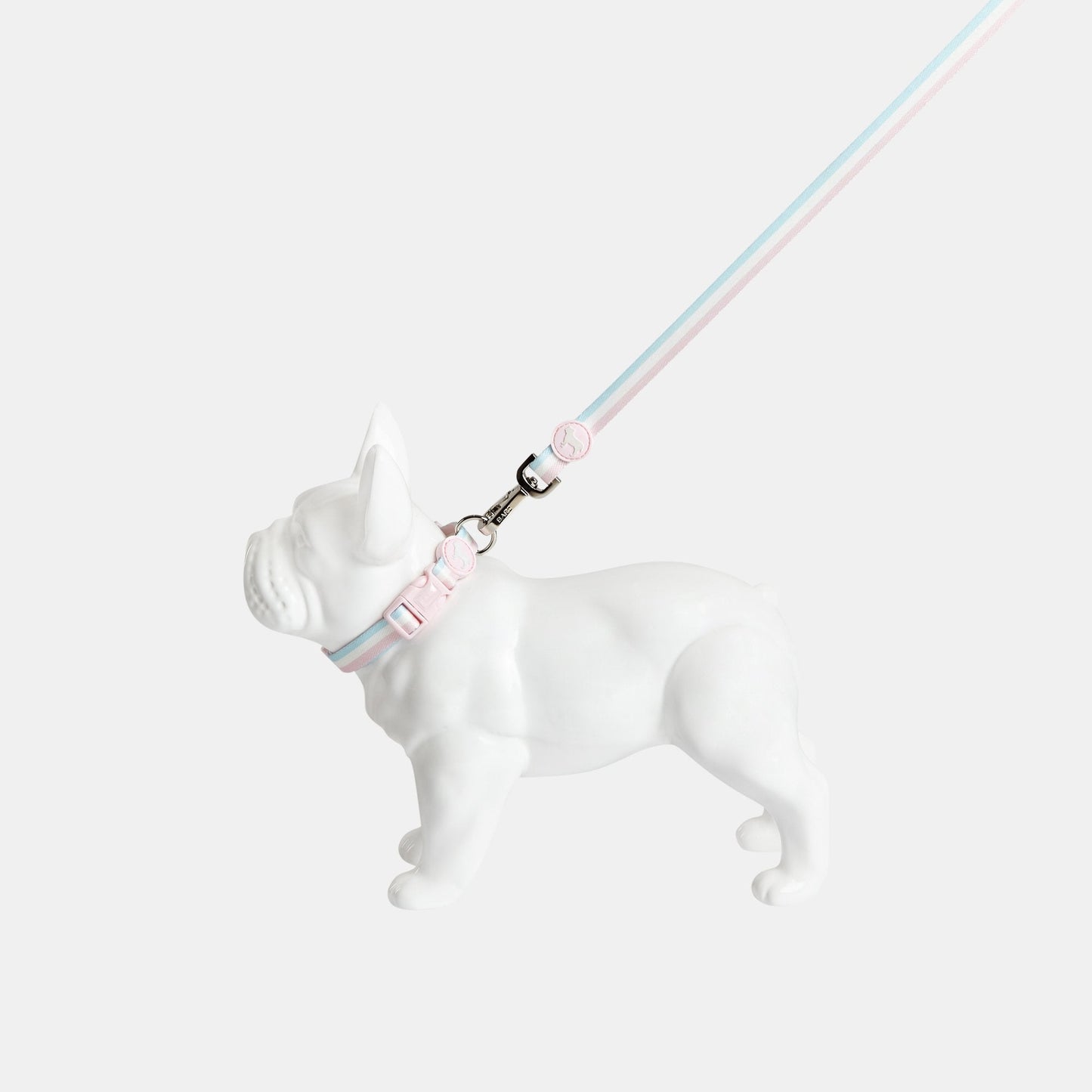 Candyfloss Stripe Fabric Dog Collar