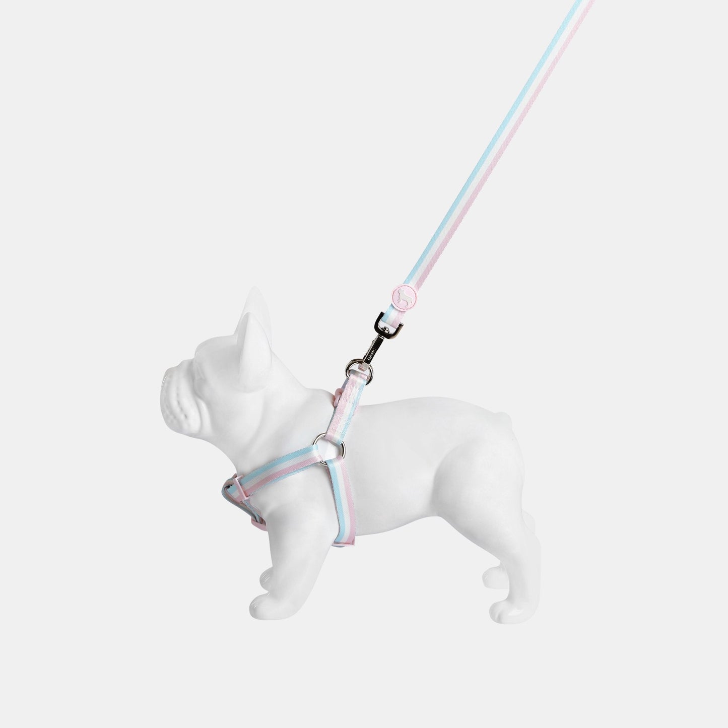Candyfloss Stripe Fabric Dog Harness