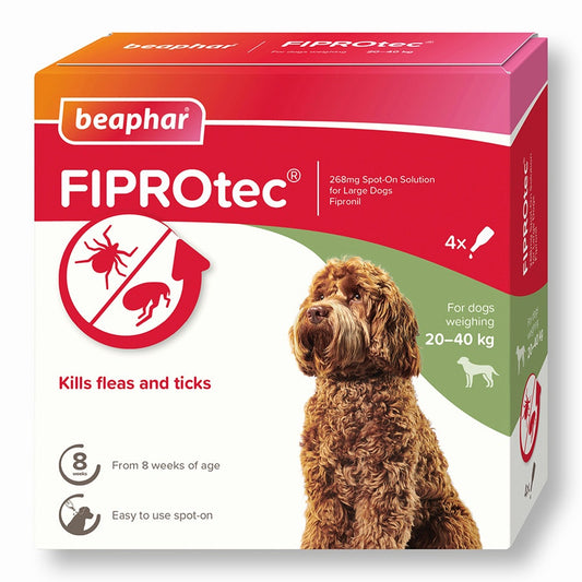 Beaphar Fiprotec Spot On Large Dog 4 Pipette