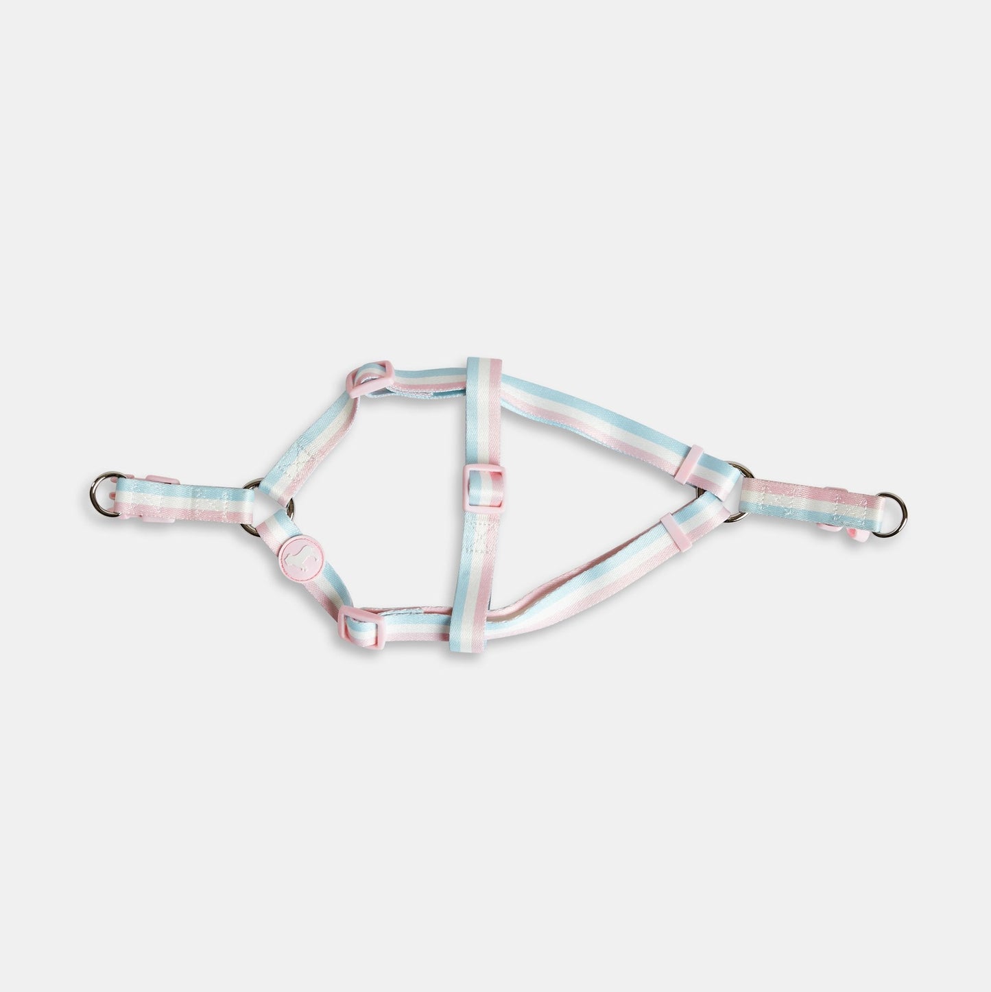 Candyfloss Stripe Fabric Dog Harness