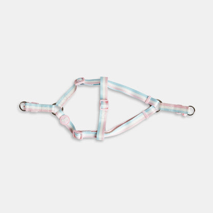 Candyfloss Stripe Fabric Dog Harness